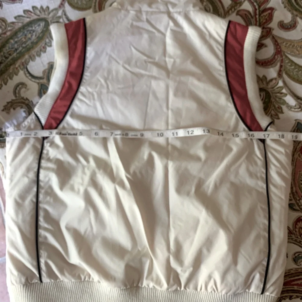 Super Cute Sporty Vintage Puma Puffy Zip‎ Up Crop Vest